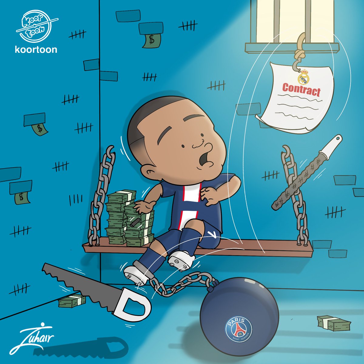 kooortooon's tweet photo. Will Mbappe move to Real Madrid? 🤔

برأيك هل يرحل مبابي إلى ريال مدريد؟ 🤔

#RealMadrid #PSG  #Mbappe #Neymar #Bayern #Gnabry #Messi #ChampionsLeague #UCL #ManUnited #Arsenal  #Mancity #Haaland #RealMadrid #Liverpool https://t.co/THF2JzTafi