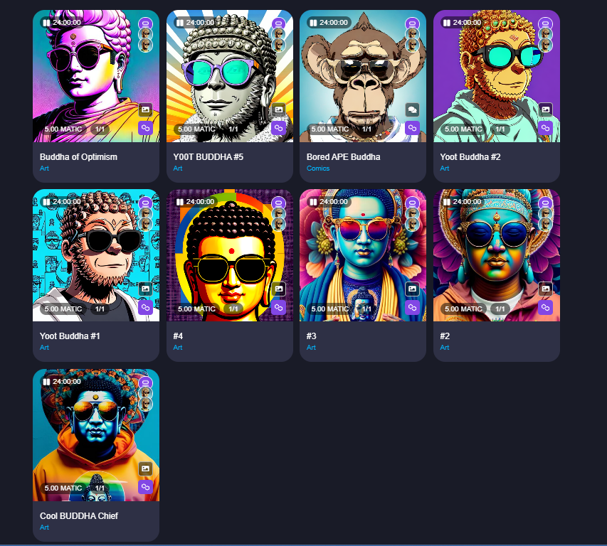 🌟 Embark on a journey of enlightenment with our captivating Buddha NFT collection. Explore the serenity and depth of these unique digital treasures. #CRAZYBUDDHANFTS #OIXAPP #ArtAndSpirituality #NFT #digitalart #cryptoart #nftart #NFTCommunity  @oixofficial link in comment