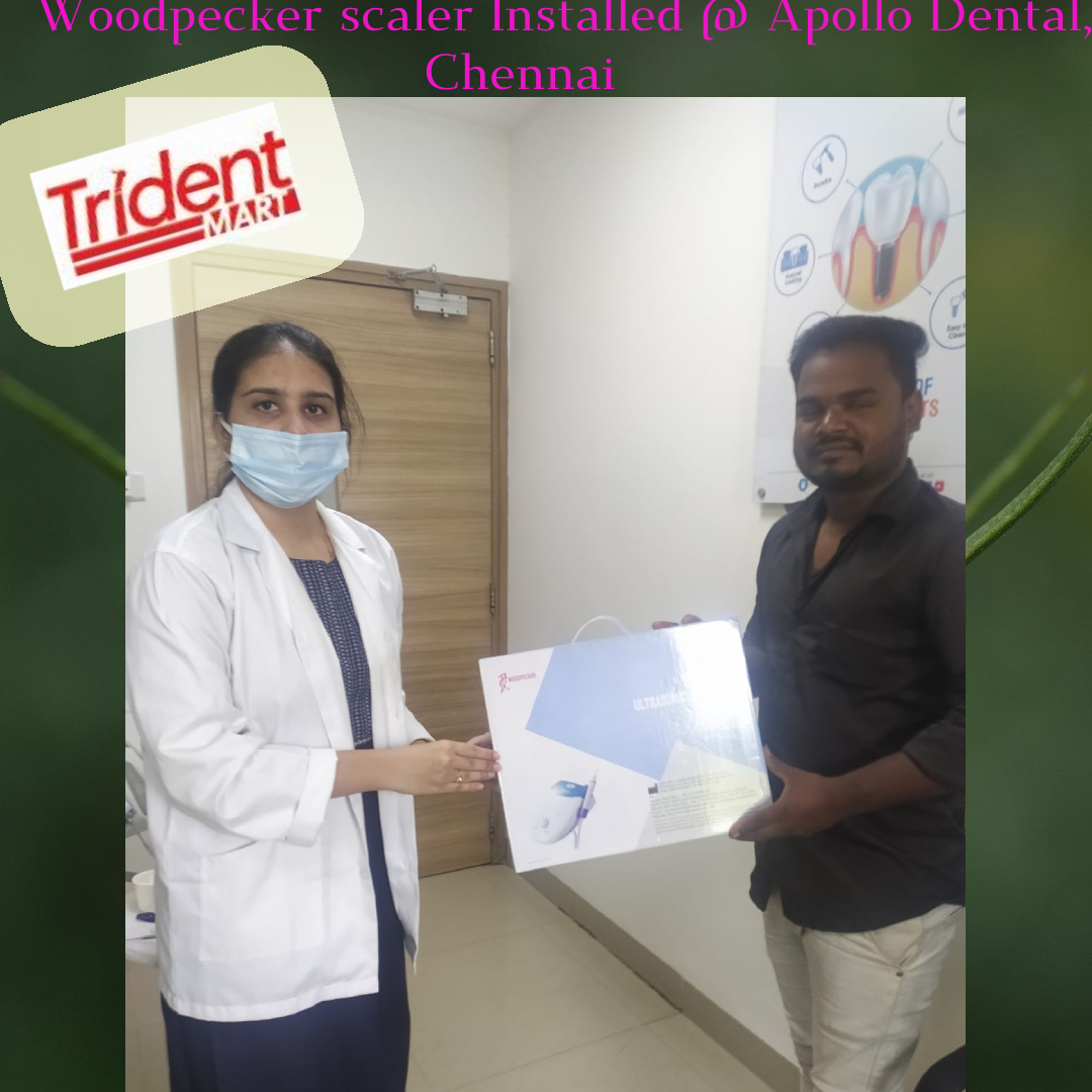 TridentMart's tweet image. Woodpecker Scaler Installed @ Apollo Dental, Chennai.
#Tridentmart
#DentalMaterial
#DentalChair
#DentalEquipments
#DentalDisposals
#BestDentalCompany
#prevestdenpro #DentalXray #dentalcompressor
#DentalShow #Expod #uvchamber #dentalclinicpackage
#marathonmicromotor #scaler