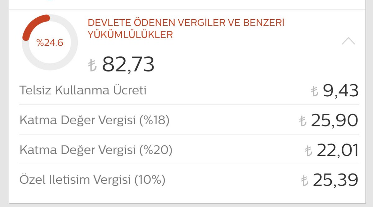 ttkisaarslan's tweet photo. Türk Telekom KDV’yi %38 e çıkarmış😊😊 https://t.co/CYExMkYk5w