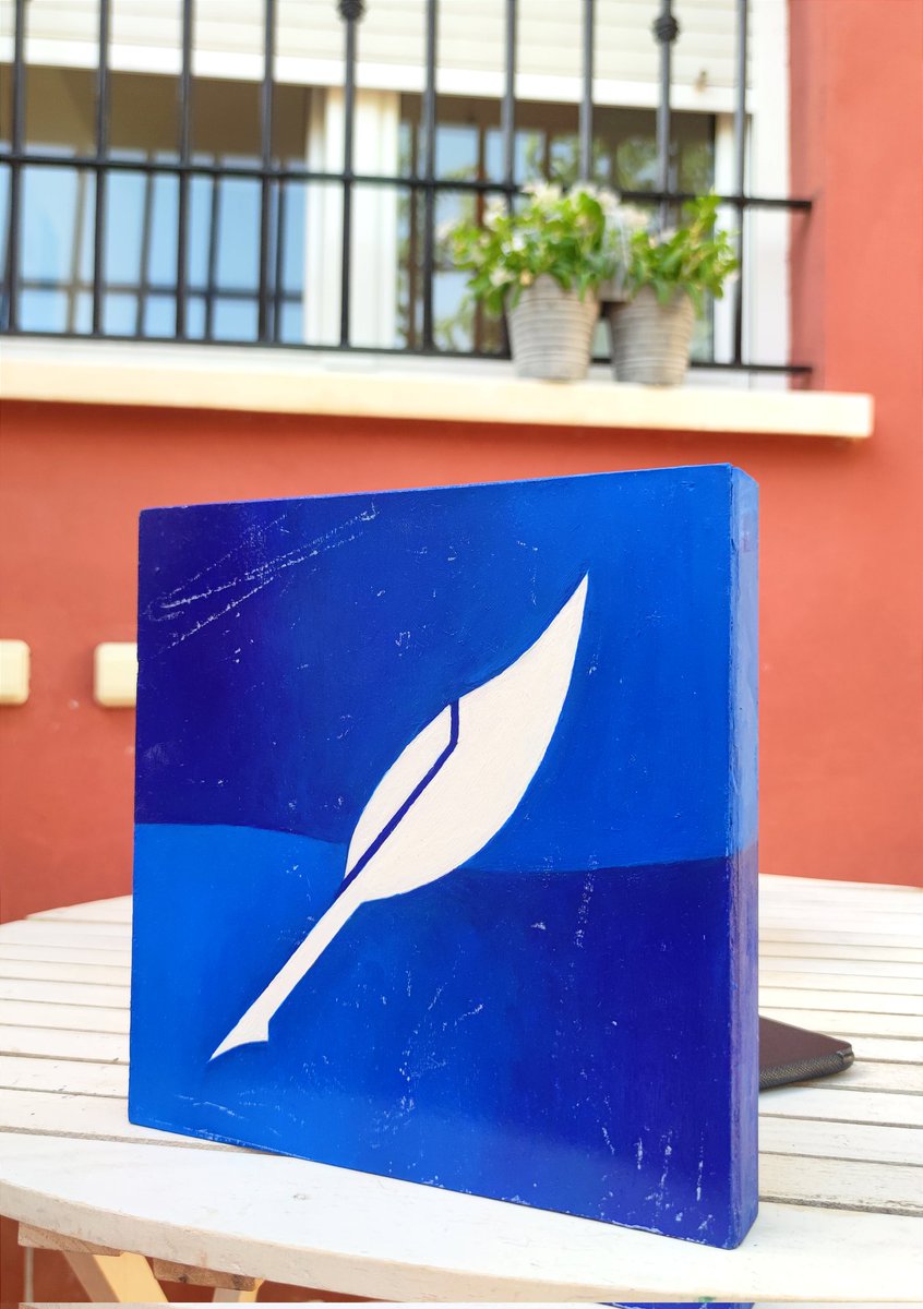 francordel's tweet photo. Mi tía me ha regalado esta pintura en madera 😍 @MiSintaxis https://t.co/YR1ADP6Ap3