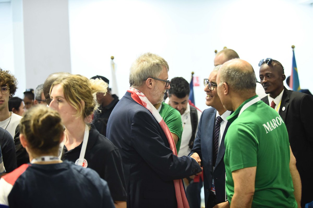 DelegationF's tweet photo. 🎬 Clap de fin sur ces @kinshasa2023 pour la délégation 🇨🇵
 
🙌 à la confiance de Daniel Zielienski, chef de la délégation française 

Merci Kinshasa 🇨🇩

Rendez -vous dans 4️⃣ ans pour la prochaine édition ! https://t.co/jFq1IMTKcO