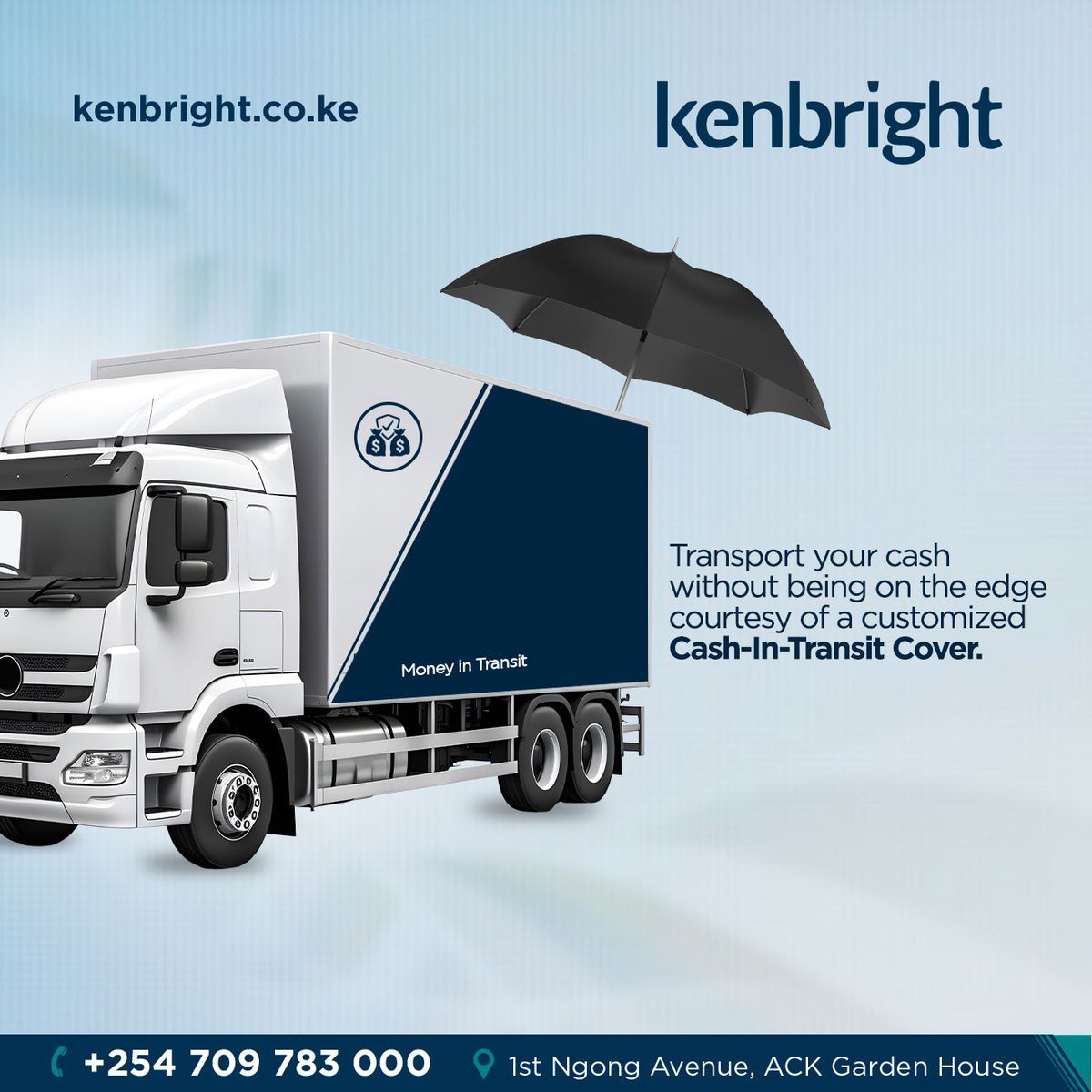 kenbright_ke's tweet photo. Planning to move money?

Contact us for a Cash In-Transit  Cover which provides coverage against the theft or looting of cash and assets carried between businesses and banks or other businesses.

#Kenbright #CashInTransit #Cash #MoveMoney #wednesday https://t.co/IJpcmwYjp2