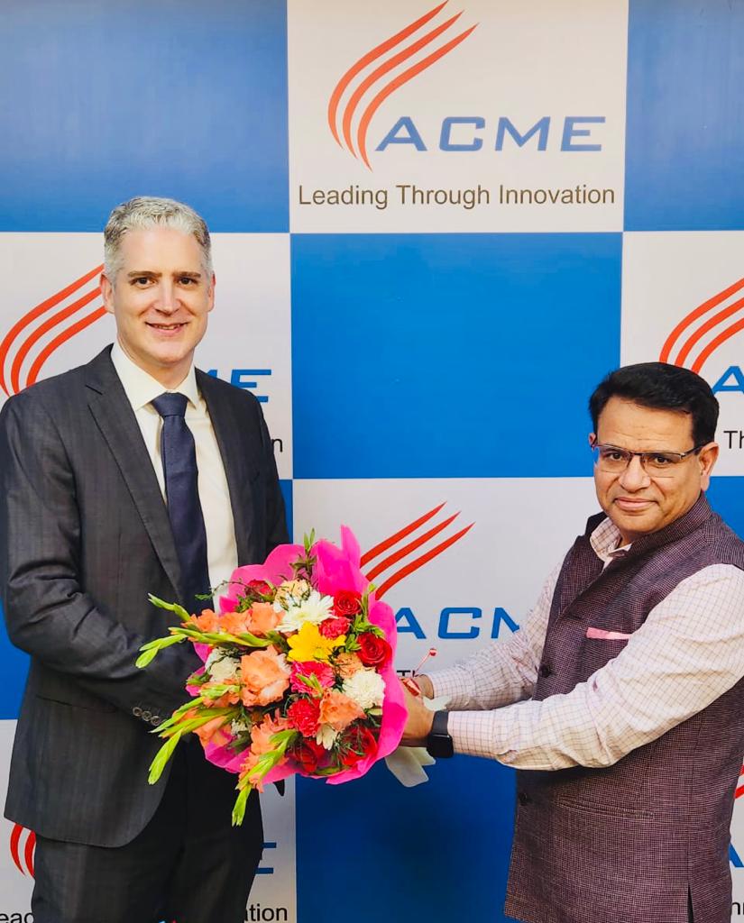 🌍 Exciting Addition to the ACME Group Leadership Team! 🌞 We extend a warm welcome to Mr. Daniel Dus, who joins us as the CEO of ACME Group, United States. 🌿 #RenewableEnergy #Sustainability #LeadershipExcellence #CleanEnergyFuture #greenhydrogen #greenammonia #usa