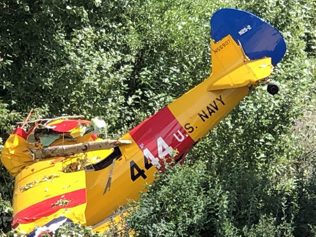 ivancp25's tweet image. #AccidenteAéreo de un Boeing A75N1(PT17) Kaydet #Stearman tras sufrir fallo de motor después de despegar. Impactó contra varios árboles cerca del Aeropuerto Red Lodge (RED/KRED), #RedLodge, #Montana. EEUU. Los 2 ocupantes han salido por su propio pie con heridas leves. 08-08-23