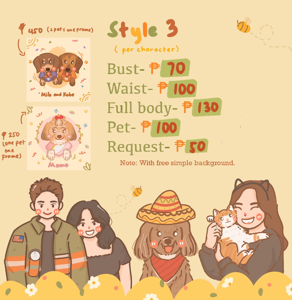 MilkieArtsy's tweet photo. ‼️COMMISSION SALE‼️

Hello people! Im in need of funds so im opening a comms sale 🥹 pls commission me aaa this will be available until i get the amount i need hehe 

shares are highly appreciated tyia!🌼💛

#artph #illustration #commission https://t.co/mIk2zI3UZC