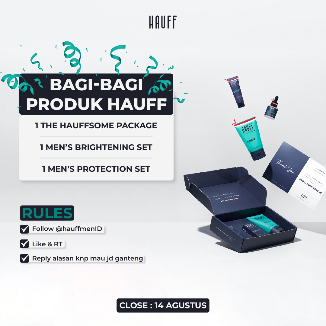 hauffmenID's tweet photo. 🚨Hauff mau bagi-bagii produk nih buat followersnya kak @BanyuSadewa 
Buat cewek yg punya pacar/pasangan juga boleh ikutann kok

3 org pemenang bakal dipilih langsung sm kak @BanyuSadewa 😉

Gud luck Broff🥂 https://t.co/OIHjdbmWn9