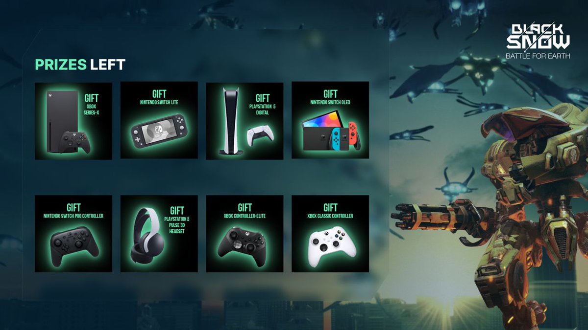 Battleforearth_'s tweet photo. WE HAVE FIRST WINNERS!
🔥 There are 27 vouchers in gamedemo, and only 14 are won! Like that:
🎧 Xbox Headset (3 pcs.)
🎮 Xbox Controller
🎮 Xbox series S (3 pcs.)
🎮 Nintendo 
🎁13 more cool prizes (are waiting for the lucky ones! Take your chance to become the next winner! https://t.co/7O8AX2fJt1