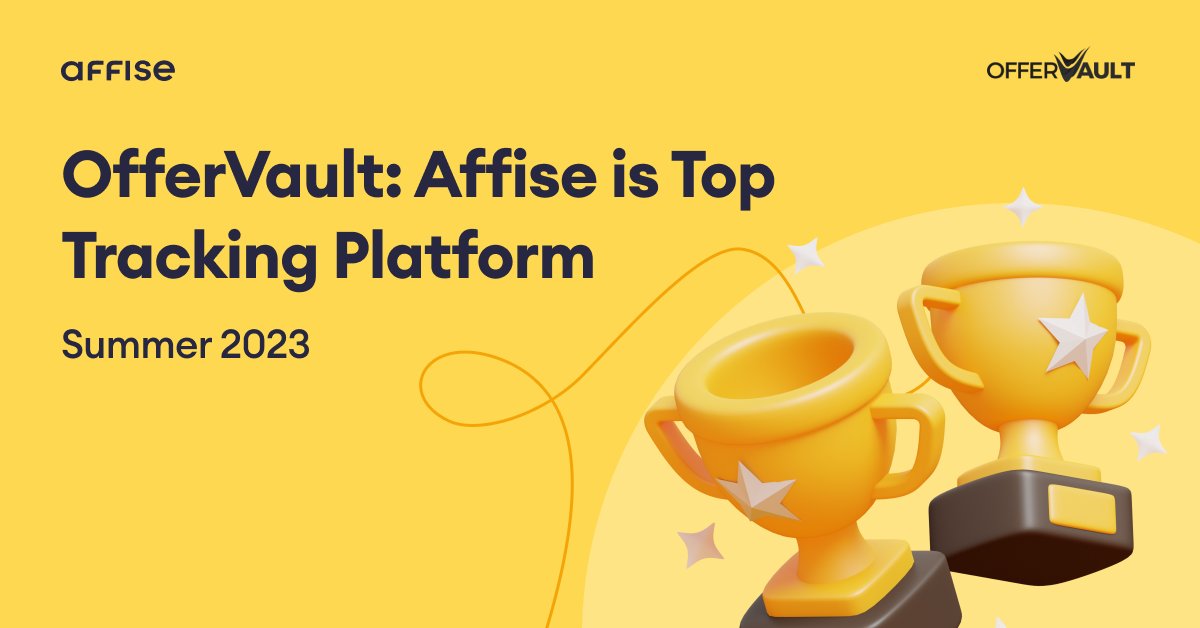 GetAffise's tweet photo. We are honored to have an award as a Top Tracking Platform Summer 2023 by OfferVault.
🙏 🙏 🙏

#affiliatemarketing #trackingplatform https://t.co/wuzrhSxqd5