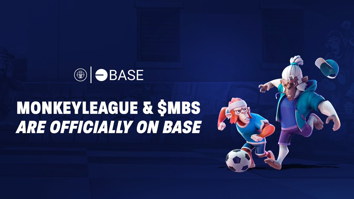 LINEUP_games's tweet photo. HUGE NEWS, MONKEYFAM!
MonkeyLeague’s $MBS token is now on @buildonbase!🛡️
This new partnership is the first step in MonkeyLeague becoming the biggest and best multi-chain mobile esport ever! 🐵🧵
#MonkeyLeague #OnChainSummer #esports #Base #Uniswap https://t.co/d2IbJUwAdE