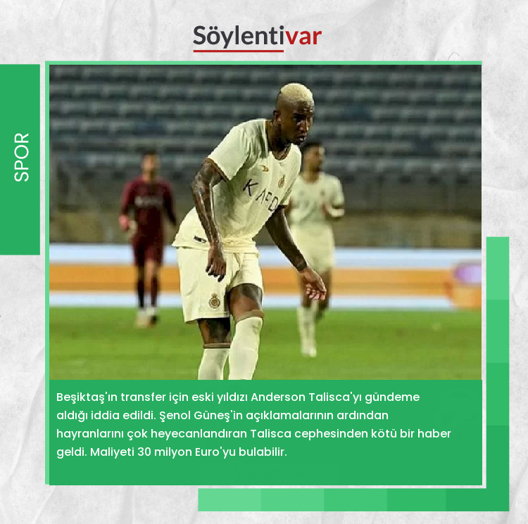 Beşiktaş için Anderson Talisca zor gözüküyor! #soylentivar,#fyp,#kesfet #besiktas #andersontalisca #transfer