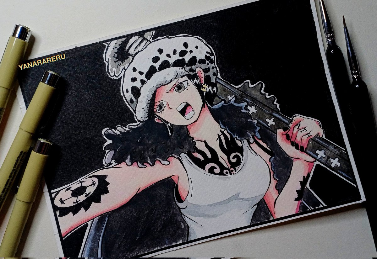 Yanashhiii's tweet photo. SPOILER AHEAD!  One Piece ch1063
Trafalgar D. Water Law.... a hottie sencho? 
(⁠☞⁠ ͡⁠°⁠ ͜⁠ʖ⁠ ͡⁠°⁠)⁠☞

reference is from ZNEROLARTS😁
#ONEPIECE    #trafalgarwaterlaw #trafalgarlaw #law  #art #artwork #ArtistOnTwitter #ArtistOnX #X #onepiecemanga #fanart #drawing https://t.co/ziOJWwx5jh
