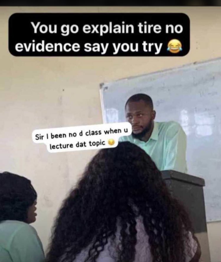 symplyda_ra's tweet photo. You go explain tire no evidence 😂😂 https://t.co/hdWa5lsyT0