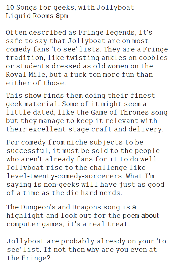 Independent Comedy Reviews tweet media