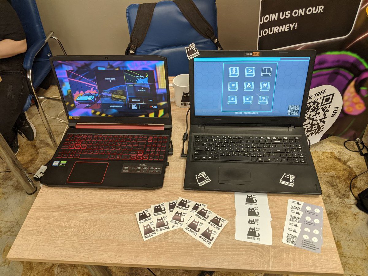 🎮✨ The impressions of Games Gathering 2023 Kyiv are incredible, and the opportunities for development that it provided are wonderful! 🚀 Throughout the event, we proudly demonstrated our exciting  "Neon Race" 🏁
#GamesGathering #NeonRace #WaitWhatInteractive #GamingCommunity