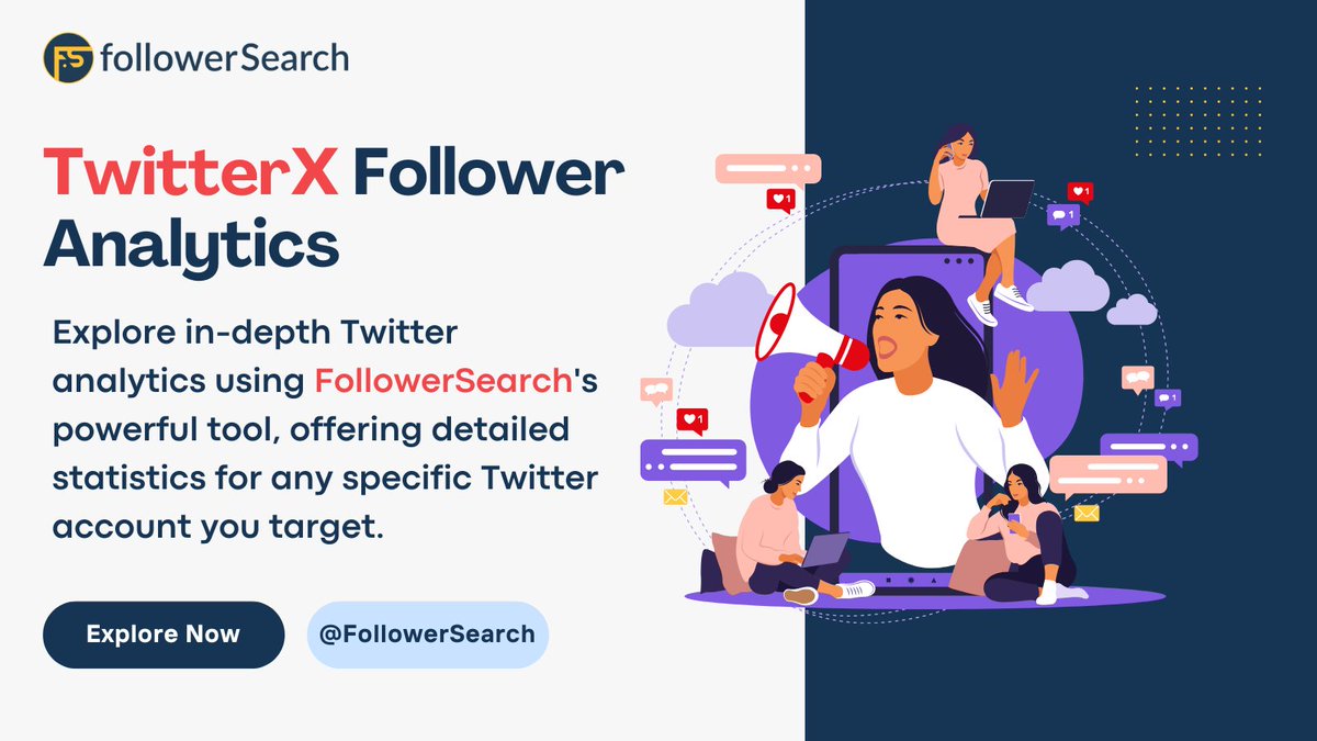 SearchFollower's tweet image. #FollowerSearch’s Twitter analytics tool provides you with detailed analytics of any targeted Twitter account.

#twitteranalytics #twittermarketing #socialmediamarketing #TwitterBird