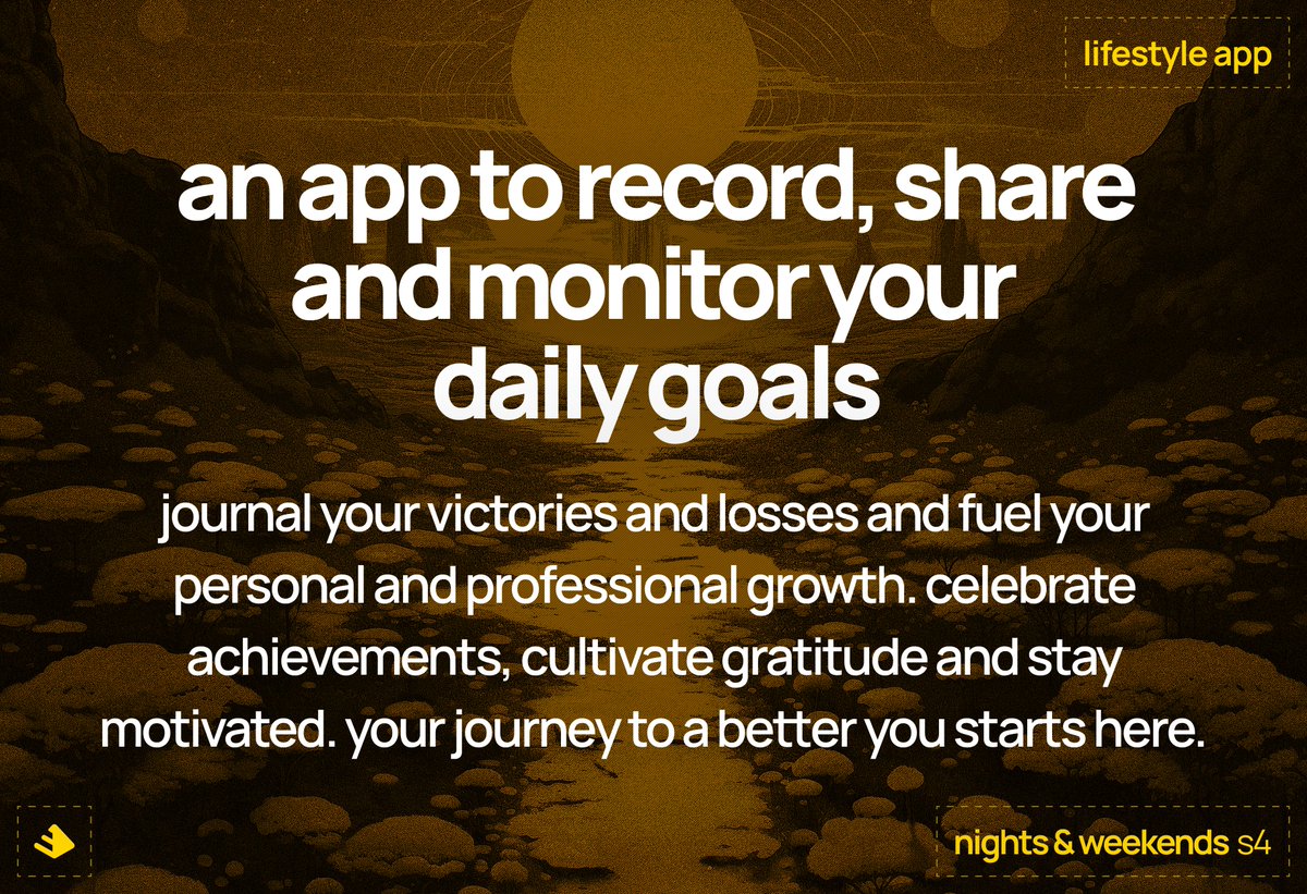 BuildSpace Season 4, here we go. Presenting my idea to y'all. Each feedback and review is valuable in this journey and let's build it. 

cc <a href="/_buildspace/">buildspace</a> <a href="/_nightsweekends/">nights & weekends</a>