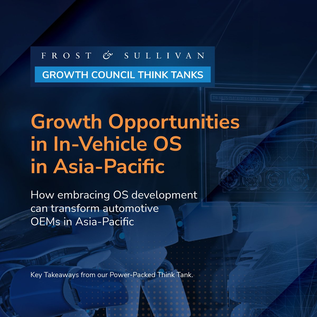 FrostSullivanIN's tweet image. Watch our #ThinkTank "How embracing #OSDevelopment can transform #AutomotiveOEMs in Asia-Pacific" on hubs.ly/Q01-k5kf0, to learn how Asia-Pacific auto giants face a crucial juncture amidst digital revolution as rivals & cross-industry entrants introduce #SmartVehicleOS.