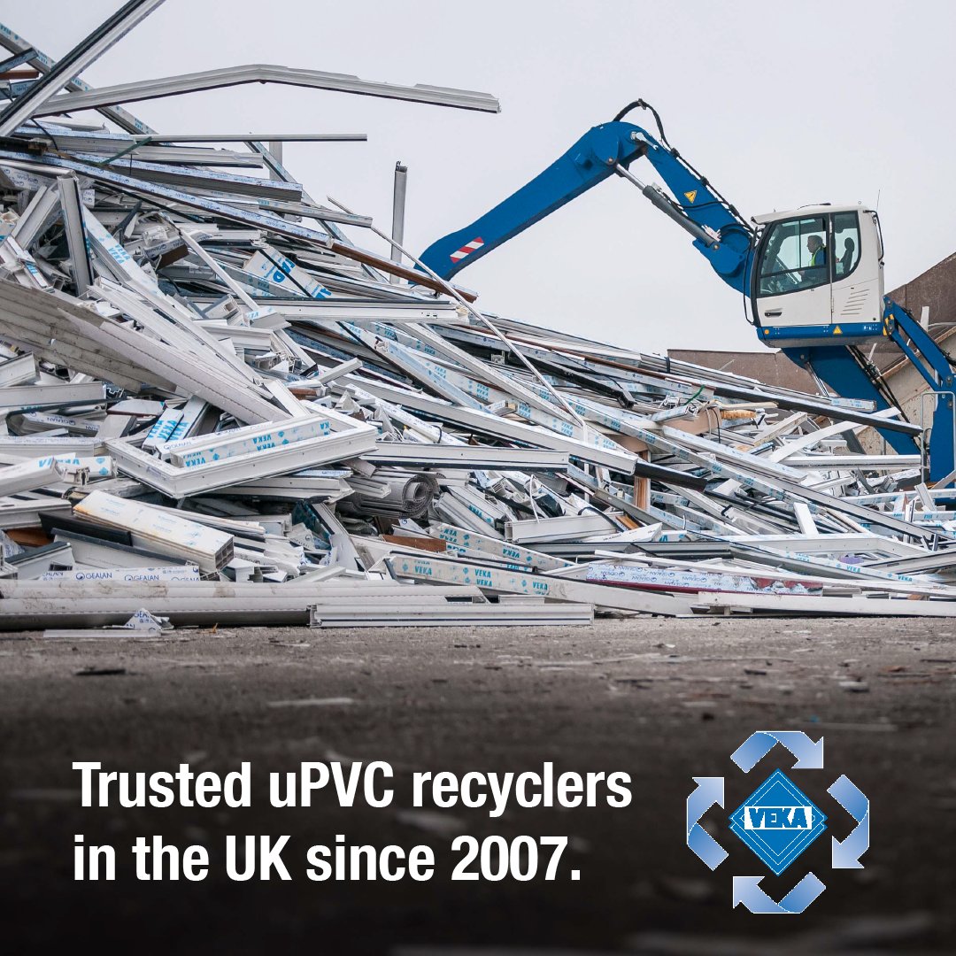 VEKA Group has been a trusted name in Europe for uPVC recycling since 1993.

In the UK, we’ve been recycling uPVC since 2007, meaning we have over a decade of experience in the country. 

Partner with us for a sustainable tomorrow, and get 30 years of experience on your side.