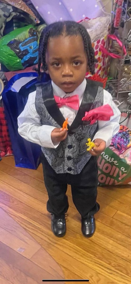 MPD is searching for 2-year-old Kaleb Scott who was inside a black Toyota Highlander, with DC tag GS 9202, when it was stolen in the 4900 block of Nannie Helen Burroughs Ave, NE. Kaleb was last seen wearing a blue Allstate shirt, blue shorts, white socks, red sandals.