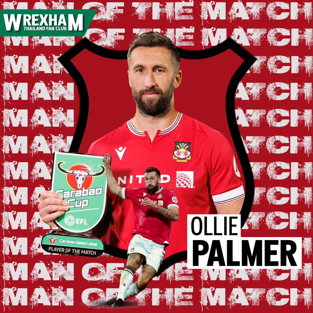 73 minutes played
5 shot attempts
1 shot on target
22 touches
13 accurate Passes (59.1%)
1 accurate long ball (100%)
2 tackles
1 interception
1 blocked shot

Great performance @_olliepalmer 

Source @aiscoreofficial 
#WxmAFC