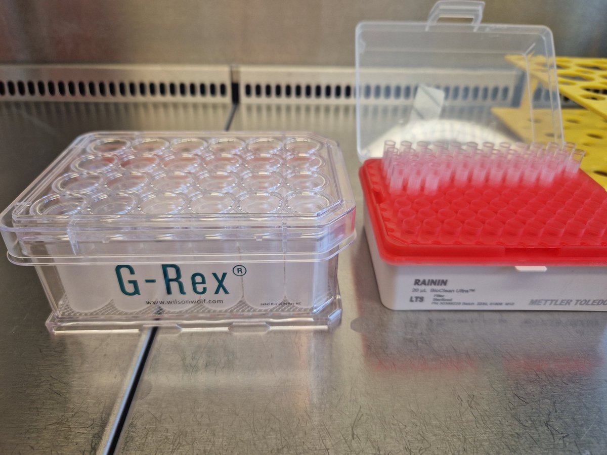 Testing a new toy for our NK cell EV production 😁 <a href="/biotechne/">Bio-Techne</a> #GRex