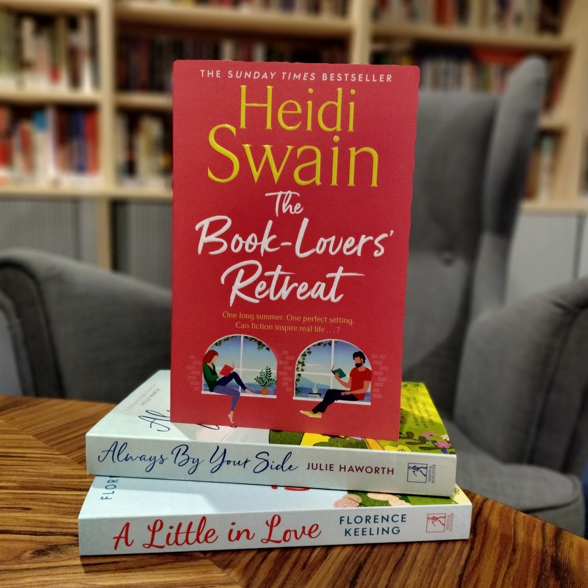Happy #NationalBookLoversDay #BookLoversDay! To celebrate it seems only right to do a quick flash #giveaway, right?

Simply RT &amp; Follow to get in my Big Hat of Chance.

First name out the hat at 4pm TODAY wins these three lovelies by <a href="/Heidi_Swain/">Heidi Swain 🌞🧡🌞</a> <a href="/KeelingFlorence/">Florence Keeling is A Little in Love</a> <a href="/jhaworthauthor/">Julie Haworth</a>.