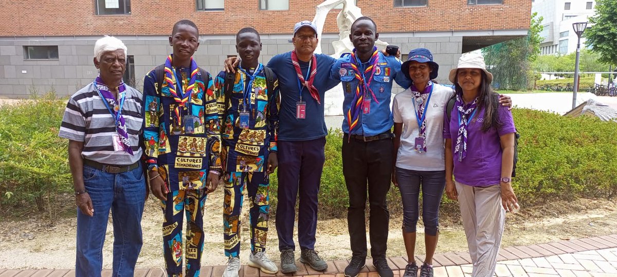 Scoutchad235's tweet photo. Boum boum yé🥳🥳 Boum boum ya

👉 Envoyons les ondes positives à nos jeunes participants au 제25회 세계스카우트잼버리 25th World Scout Jamboree 2023 

📌Ils sont hors du danger de l'impact du typhon Khanun. https://t.co/EwQ3bmF6zd