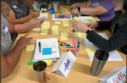 incubatoredu's tweet photo. Could it be?  FUN professional development for educators at @patinoeschool in Fresno, CA!  They're learning tools and methodologies of real entrepreneurs to create engaging experiences for students this year.  It's called ENTREPRENEURSHIP ACROSS THE CURRICULUM! https://t.co/aguousJcHy