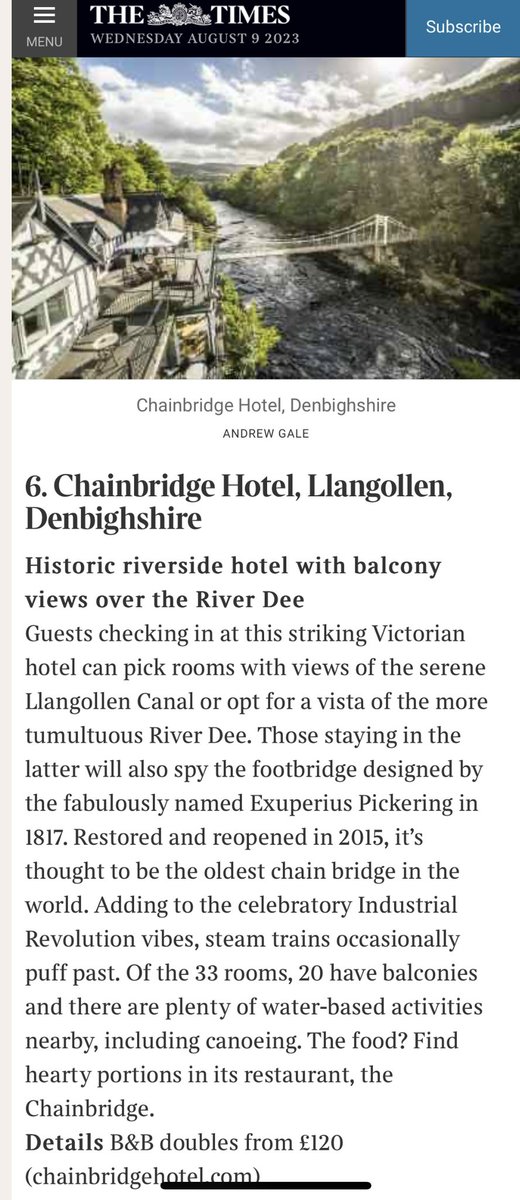 Chainbridge Hotel tweet media