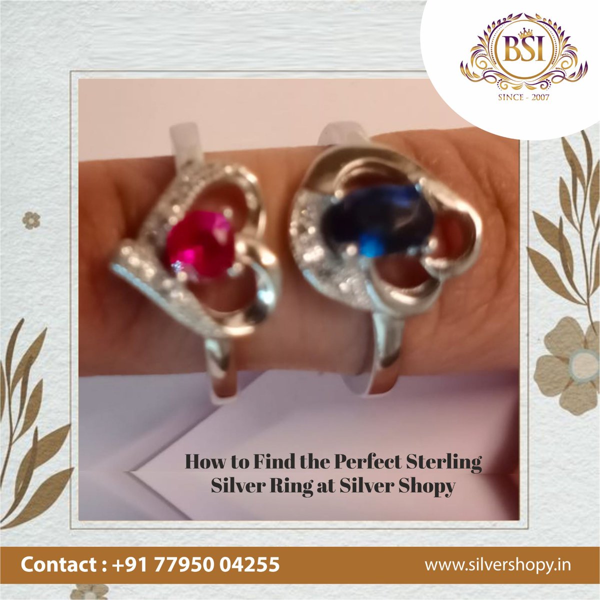 Heerajewelers's tweet image. Discover your dream sterling silver ring at "Silver Shopy"! 🌟 Explore their exquisite collection to find the perfect blend of elegance and style that suits you effortlessly.

Call us at +91 7795004255 silvershopy.in

#ShopSilver #perfectring #silverlover #silverring