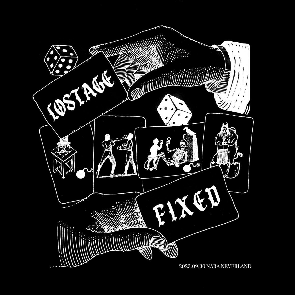 LOSTAGE's tweet photo. ライブにTシャツが付いてくるのか、Tシャツにライブが付いてくるのかの判断は各自お願いします！

https://t.co/fGwWRmnCB9 https://t.co/9jRTxn0CCU