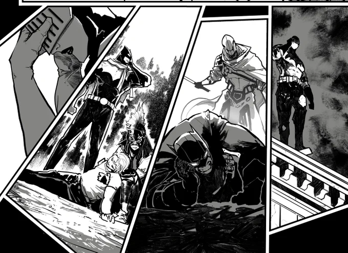 From one of the few pages I've done in yesterday's Batman Inc #11