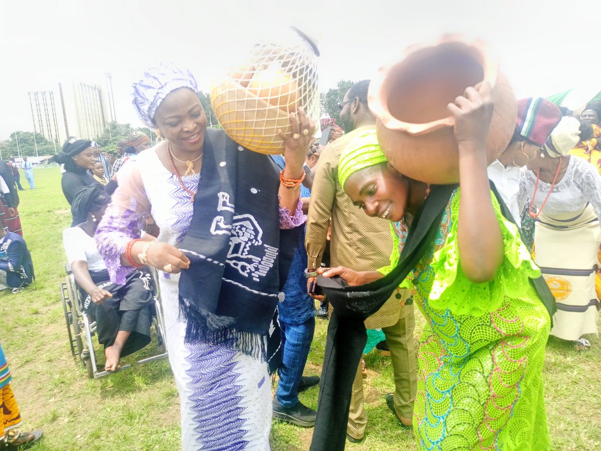 serdecnig's tweet photo. The Kaguru Dance of the Gbagi tribes of FCT is unique, mostly danced in celebration of weddings, farming festivals &amp; Birth.
#WorldIndigenousPeoplesDay https://t.co/TA6CgEiv0w