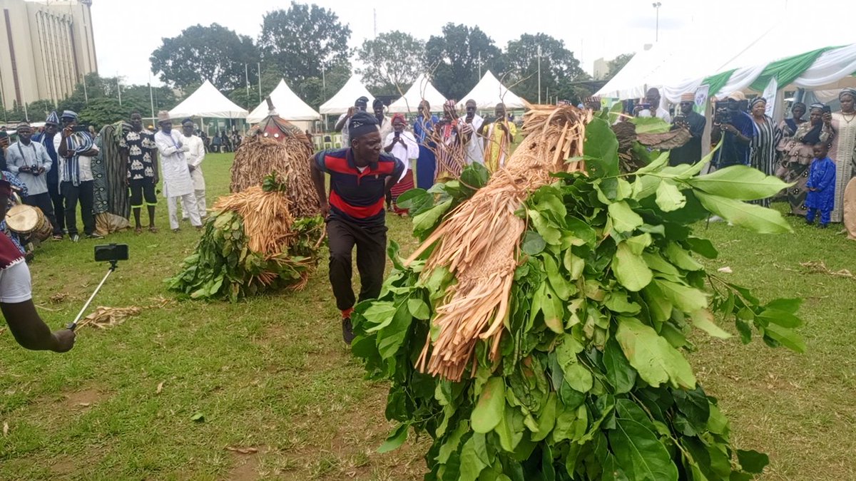 serdecnig's tweet photo. The Kaguru Dance of the Gbagi tribes of FCT is unique, mostly danced in celebration of weddings, farming festivals &amp; Birth.
#WorldIndigenousPeoplesDay https://t.co/TA6CgEiv0w
