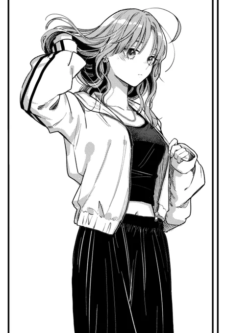 ペン入れ中🖋️冬月さん