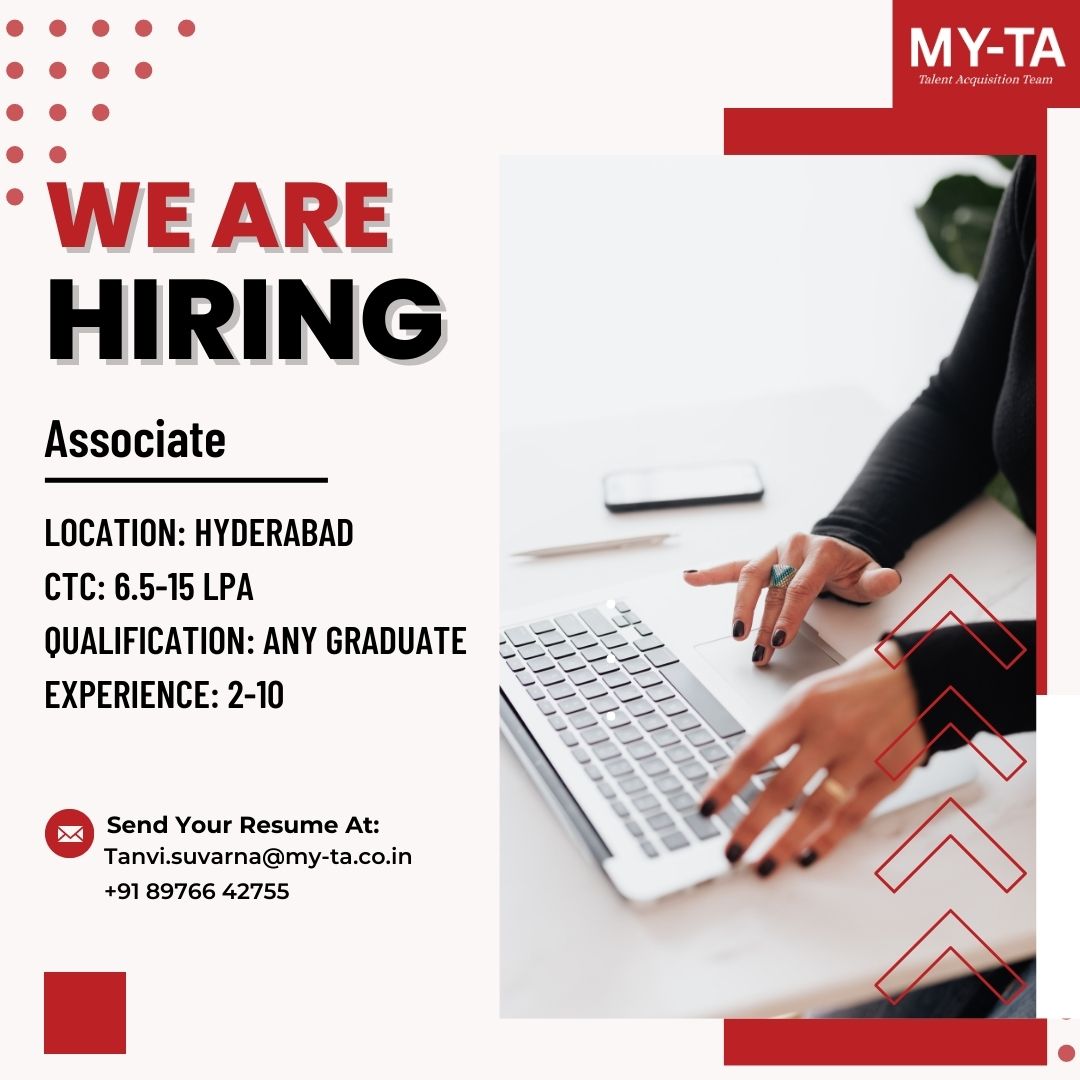 MyTalentsupport's tweet photo. Hiring Associate in Hyderabad
Apply Now
Send your CV on :
tanvi.suvarna@my-ta.co.in
#jobalert #recruitment #field #fieldcollection #hiringalert #hiringnow #jobshunt #jobopening #job #jobseek #jobsearch #digitalmarketing #applynow #recruitment #recruiting #careeradvice #hyderabad https://t.co/JAiOFOOWr9