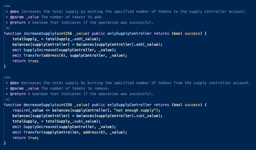 PayPal stablecoin #PYUSD contract:

- In a very old version of Solidity
- With pausing power to all transfers
- With freezing power to addresses to prevent actions
- Ability of increasing the total supply at will

Centralized, but transparent 👍