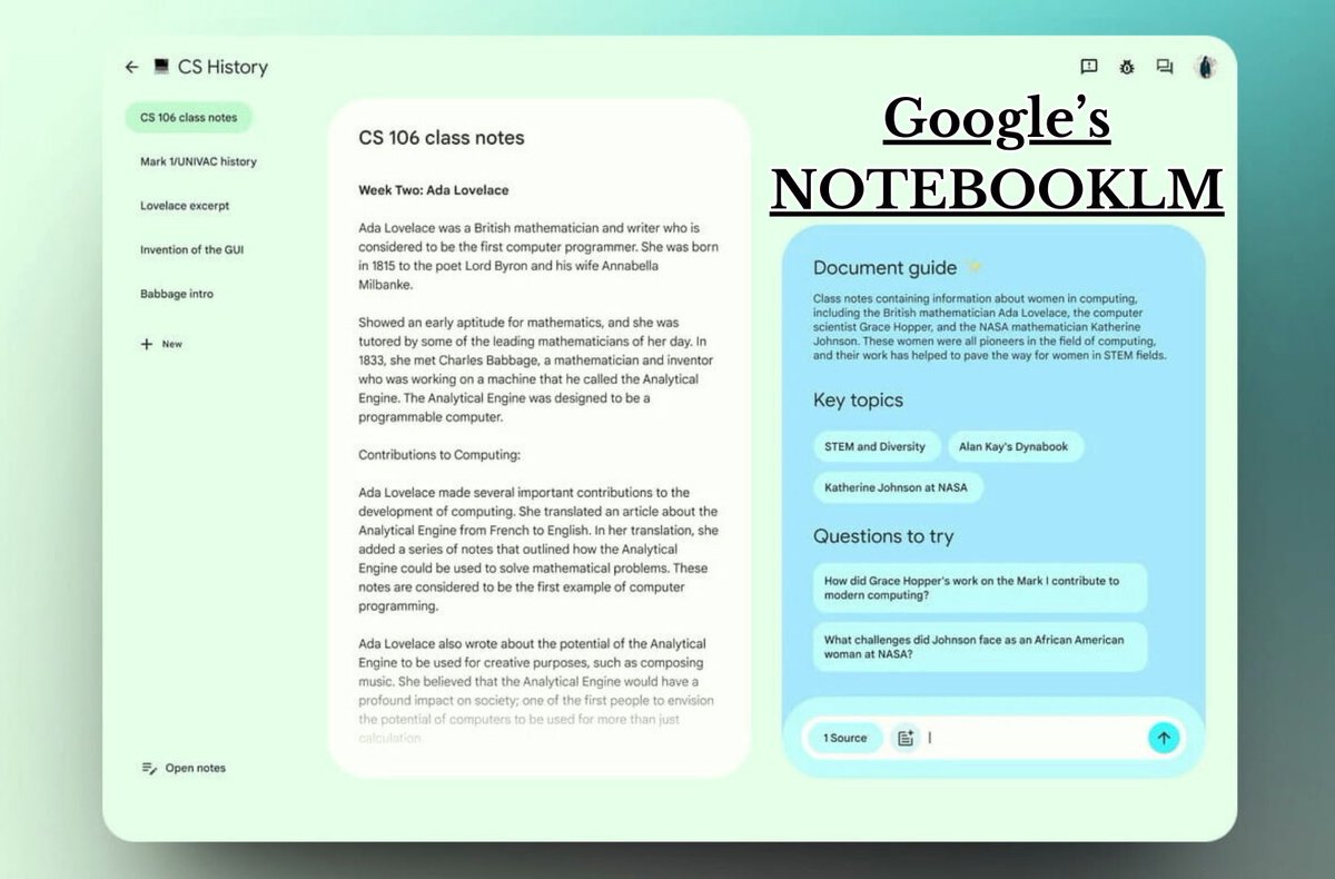 Google acabou de lançar uma ferramenta de tomar notas com IA.

É totalmente gratuito e super poderoso.

Aqui está como acessar e usá-la antecipadamente:

🧵 THREAD 🧵