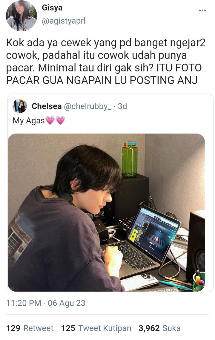 fonsaberry's tweet photo. Pacar galak Vs Cewek gatel,
Anton Riize few tweets au. https://t.co/TrDBId6CXD
