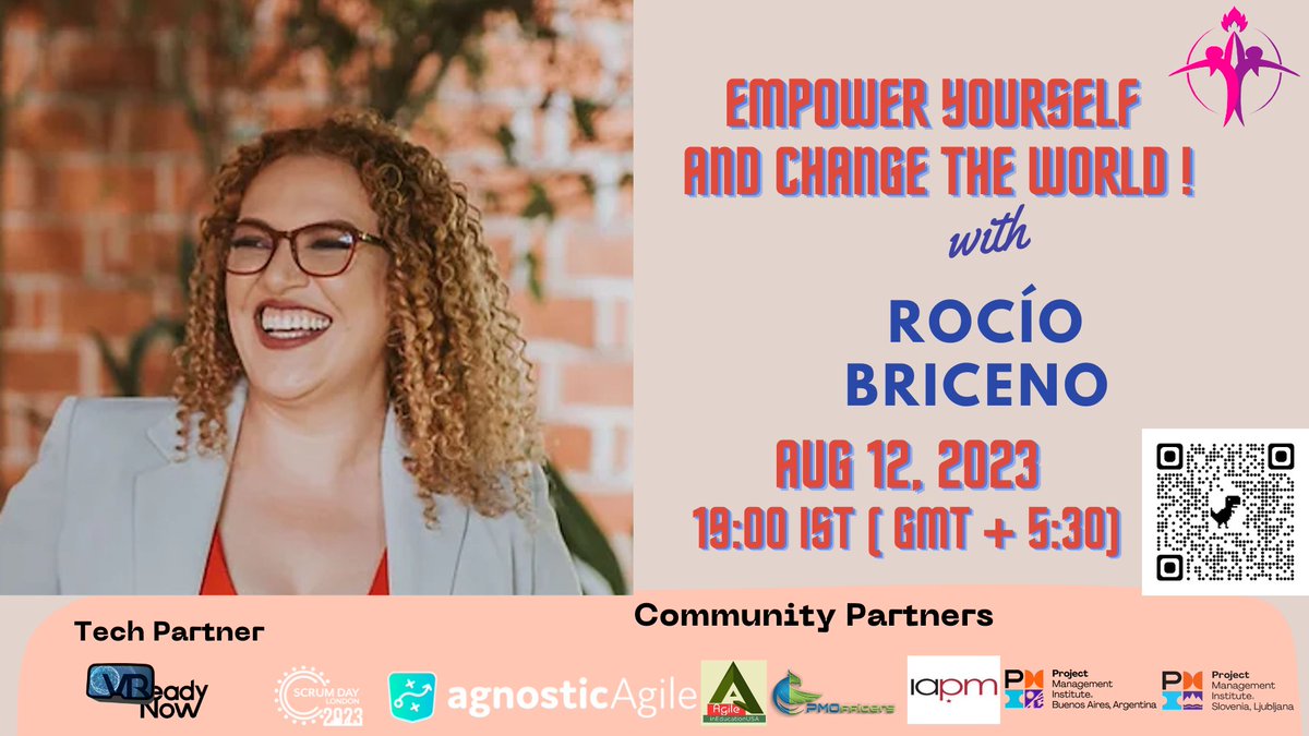 WomenPower_Up's tweet photo. Can't wait to hear from another Agile manifesto co-author - this time on SiAgile - Agile for Social impact with Rocío Briceño
Register here https://t.co/JbCW1opSaz
#spcialimpact #wepowerup #beinggoodenoughisamazing https://t.co/PnULUiAaQN