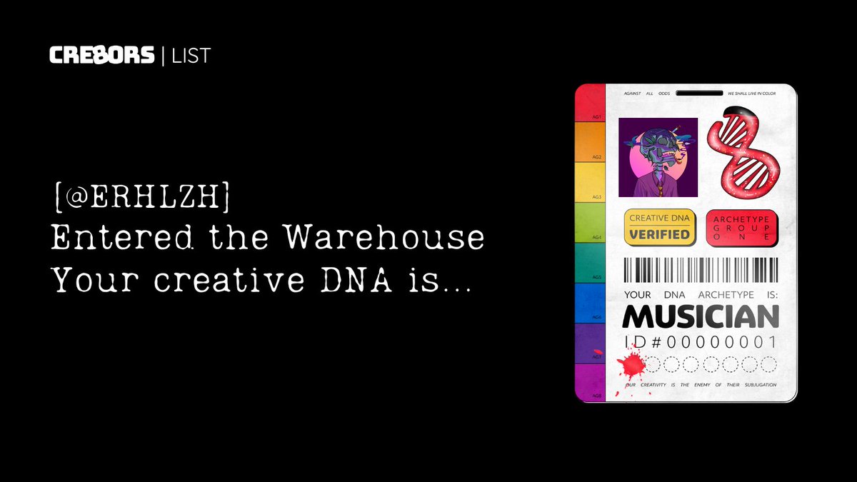 Welcome <a href="/ERHLZH/">Leon Zico $DROPEE</a> 
 
Your application for <a href="/cre8orsNFT/">Cre8ors</a> has been accepted.