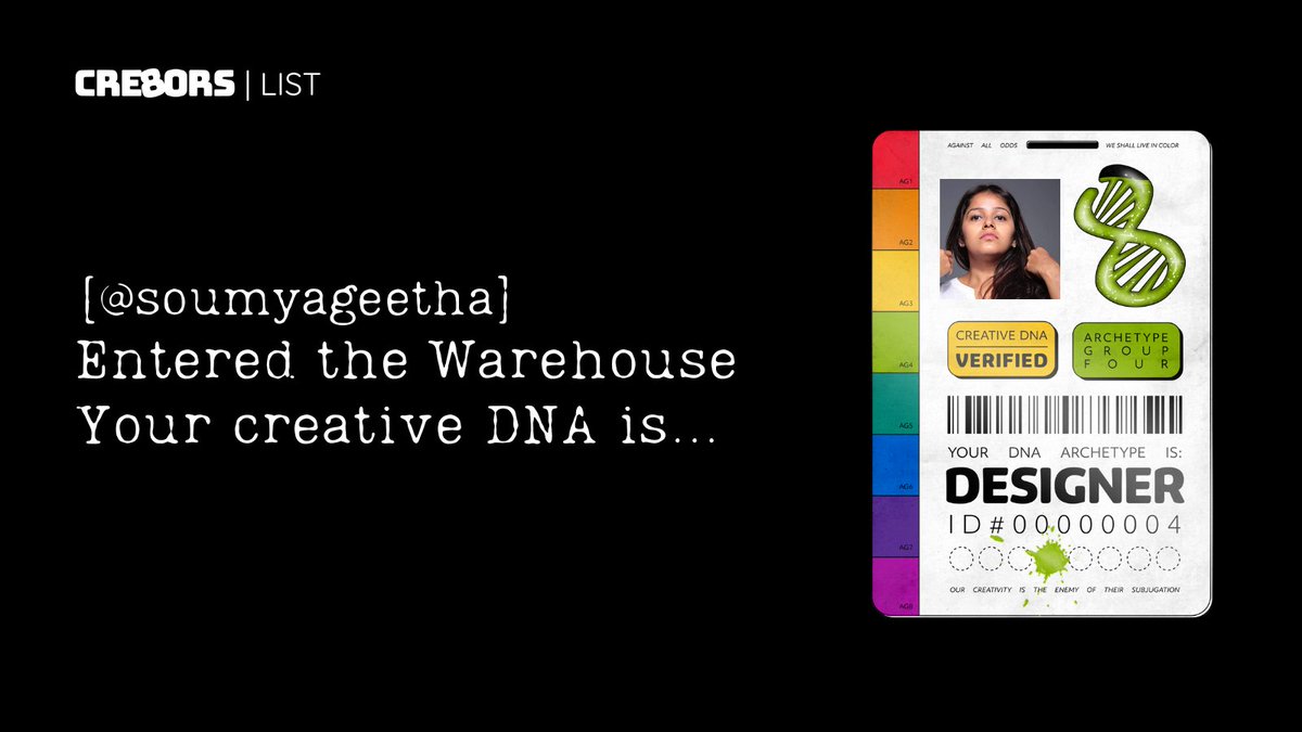 Welcome <a href="/soumyageetha/">Soumya Geetha</a> 
 
Your application for <a href="/cre8orsNFT/">Cre8ors</a> has been accepted.