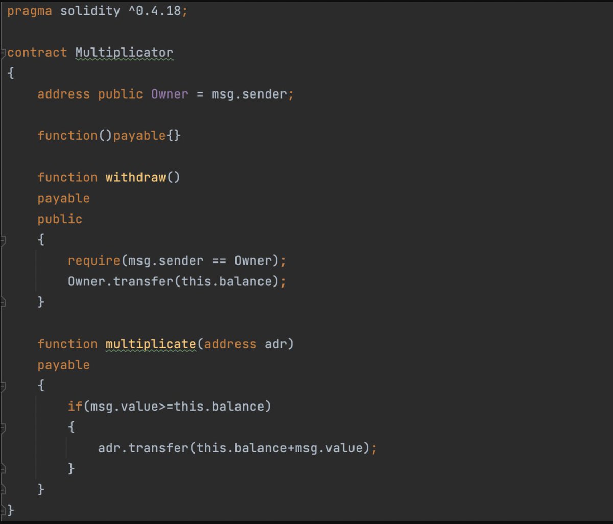 AuditOne_DAO's tweet photo. 🔍 Find the issue 🔍
Put on your detective hats and uncover the bug in this code 🕵️♂️.
Prove your hacking skills 😎.
#smartcontracts #blockchain #web3 #soldity #eth #bugbounty #code #hacking #crypto https://t.co/PAO8VzDd0K