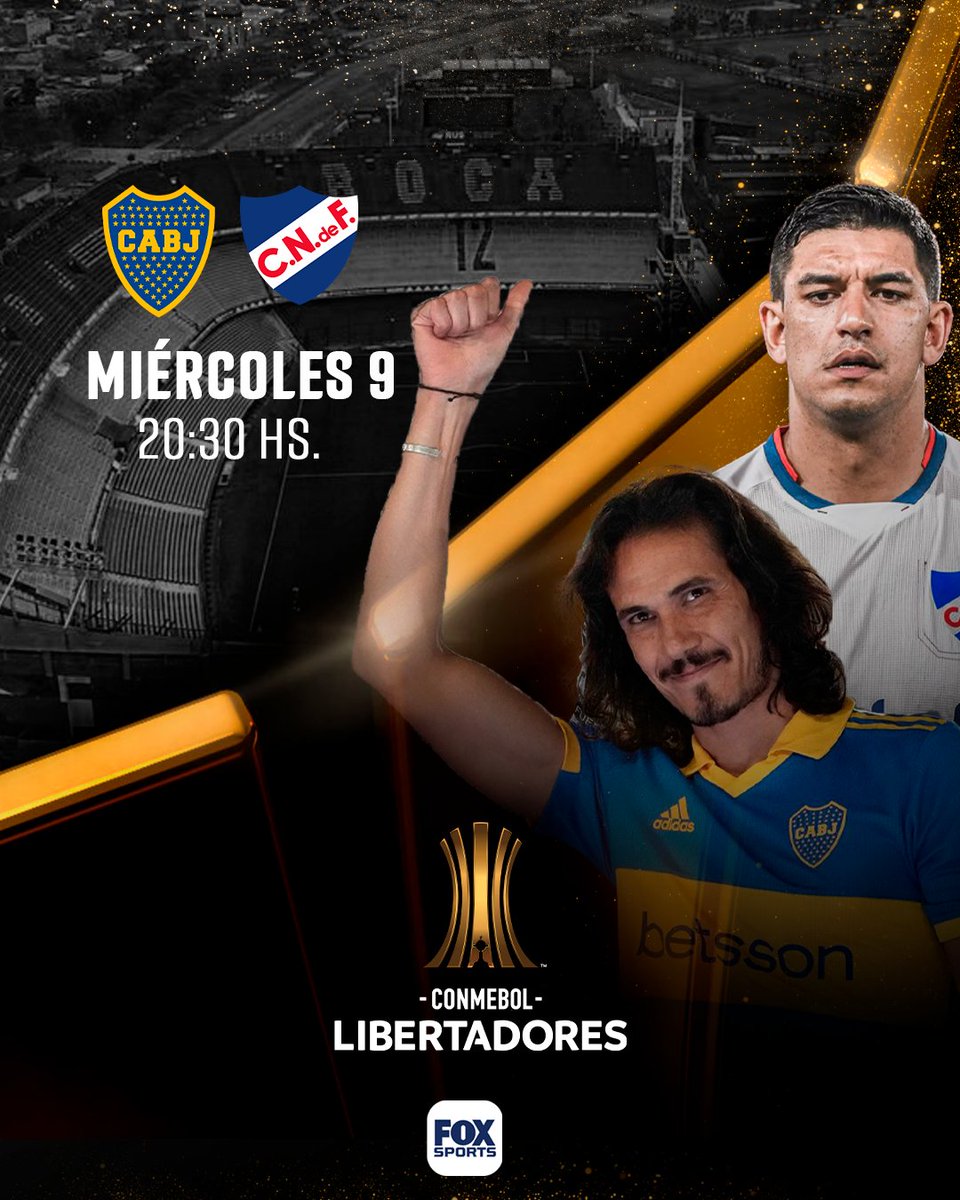 CPETEL's tweet photo. 🏆 Seguí la vuelta de los octavos de final por la pantalla de 𝗙𝗢𝗫 𝗦𝗣𝗢𝗥𝗧𝗦

Miércoles 9 de Agosto
⚽ 20:30 hs. Boca vs. Nacional
⚽ 20:30 hs. Ind. del Valle vs. Deportivo Pereira
⚽ 21:00 hs. Palmeiras vs. Atlético Mineiro https://t.co/vnnd0WT7ic