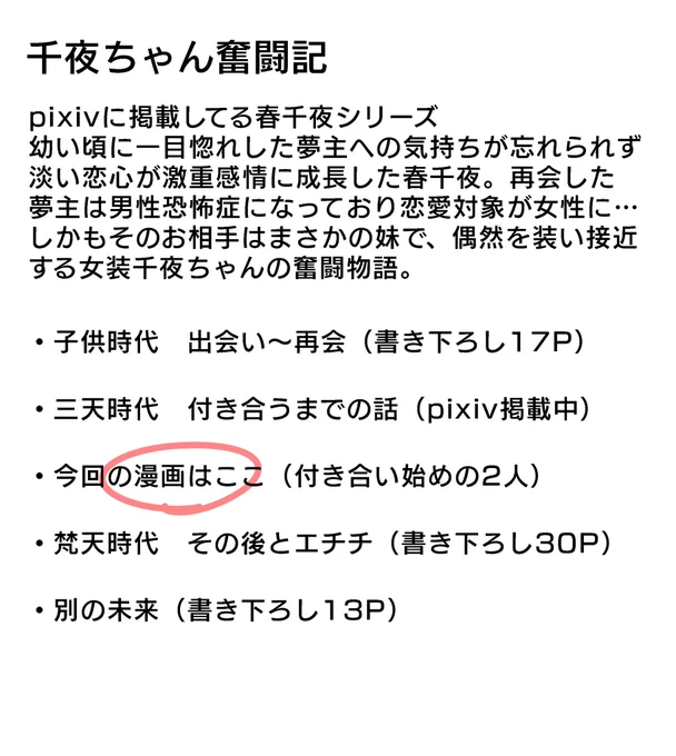 千夜ちゃん奮闘記・番外編① hrcy / 夢主顔有り / hrcyが気持ち悪い  #夜のtkrvプラス  こんな感じの2人がいる本です! hitn既刊も一緒に虎に追納しました 数が少ないので多分直ぐなくなります