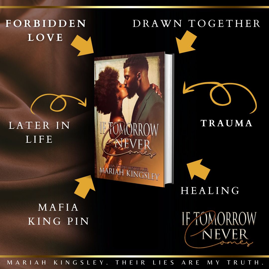 🔥#KINDLEUNLIMITED 🔥
If Tomorrow Never Comes by Mariah Kingsley
Link: mybook.to/IfTomorrowNeve…

Two hearts that have beat as one since the moment they met will have a chance at love.

#secretsandlies #mariahkingsley #billionairewomen #aaromance #faithandtrust  #steamyreads