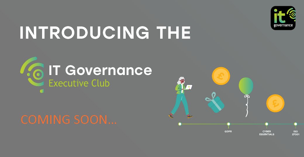 ITGovernance's tweet image. We are setting up exclusive rewards and cutting-edge content in the 'IT Governance Executive Club' – a new loyalty programme coming soon!

Register your interest 👇

ow.ly/4U6u50PtM1j

#ITGExecutiveClub #ComingSoon #ExclusiveCommunity