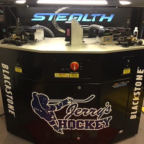 Time for a fresh skate sharpening?!
Quality while you wait sharpening at all locations.
<a href="/BlackstoneSport/">Blackstone Sports</a> #FBV