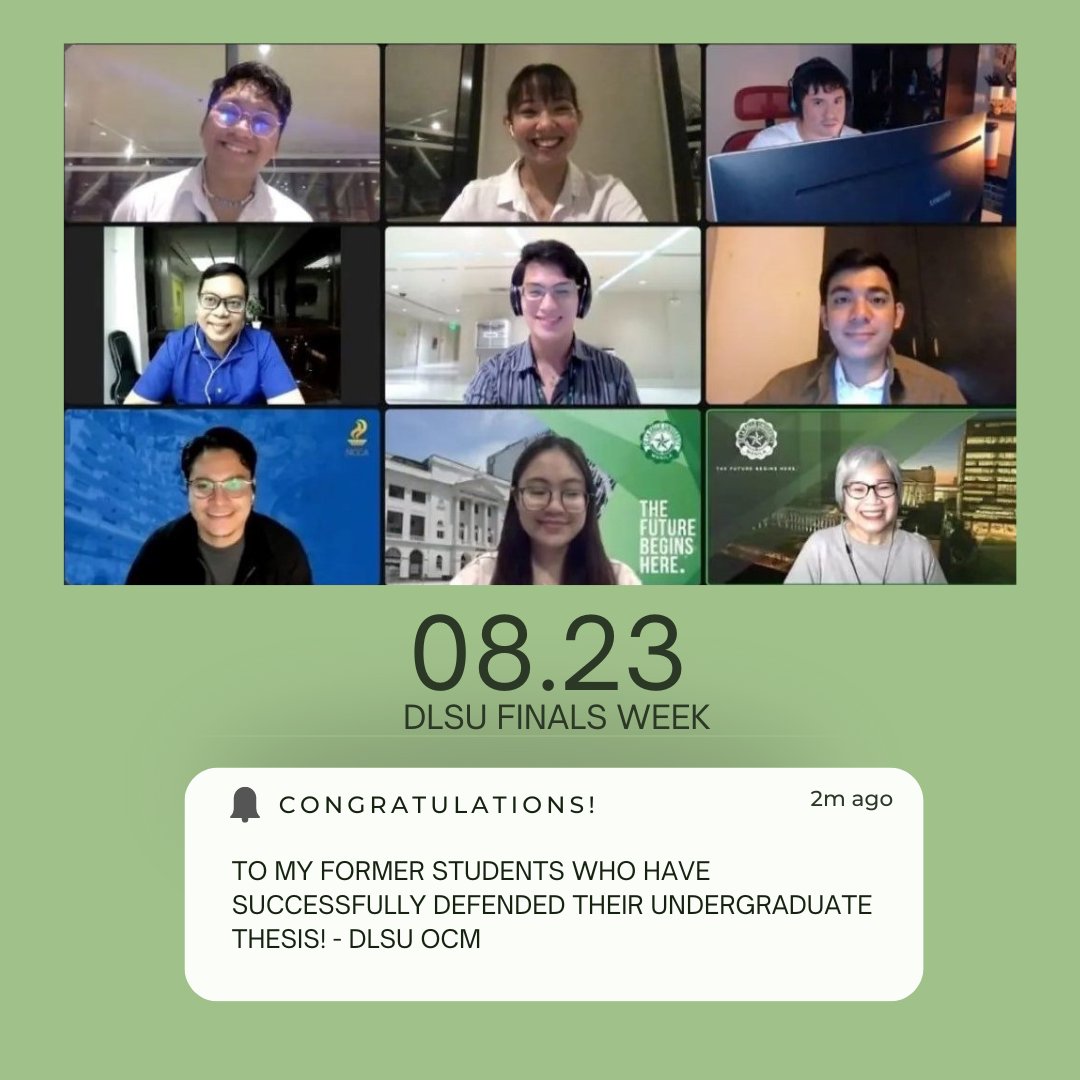 OliverOliveros's tweet photo. #DLSUFinalsWeek
#DepartmentOfCommunication https://t.co/74hfDNecvy
